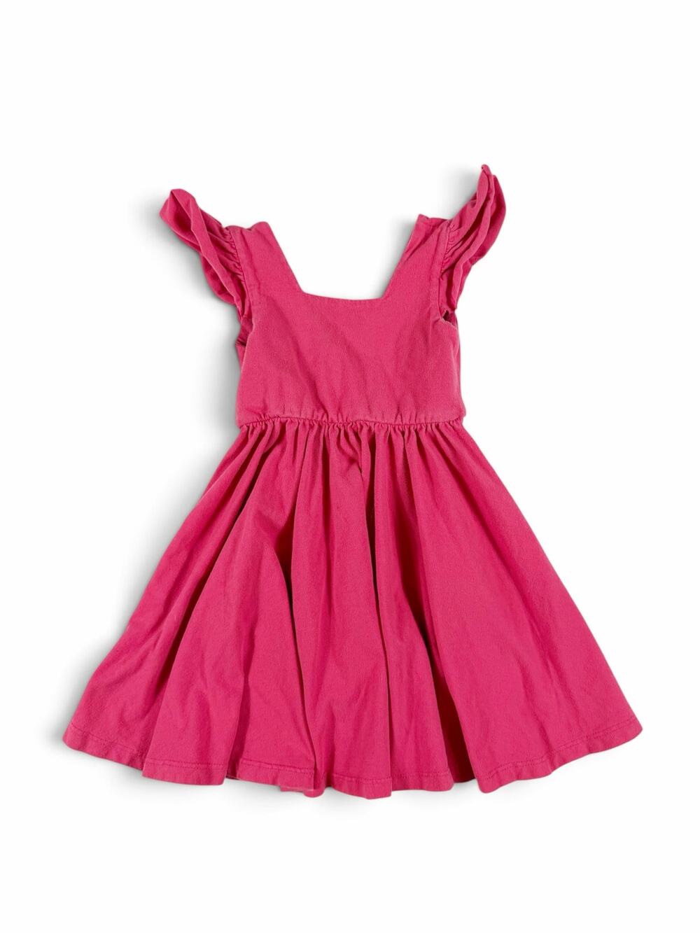 Alice + Ames Ruffle Sleeve Ballet Twirl Dress Cranberry Size 4